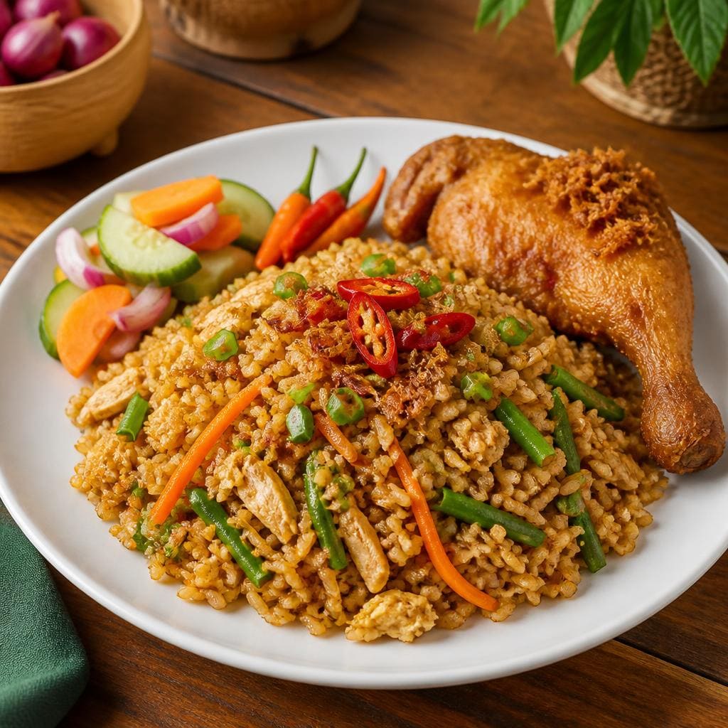 Nasi Goreng Ayam dari Sate Khas Senayan